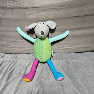 Selyn Toy Mouse Plush Handmade World Fair Trade Sri Lanka Gray Green